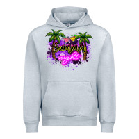 Heather Grey summer night Urban Hoodie - NancyCooperArtShop