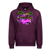 Mauve Wine summer night Urban Hoodie - NancyCooperArtShop
