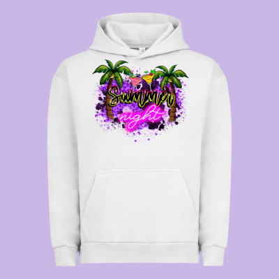 Summer Night Urban Hoodie Designed By Nancycooperartshop