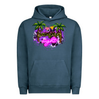 Pigment Midnight Navy summer night Urban Hoodie - NancyCooperArtShop