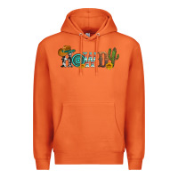 Carrot howdy with cowboy hat and cactus Premium Hoodie - Artiststas