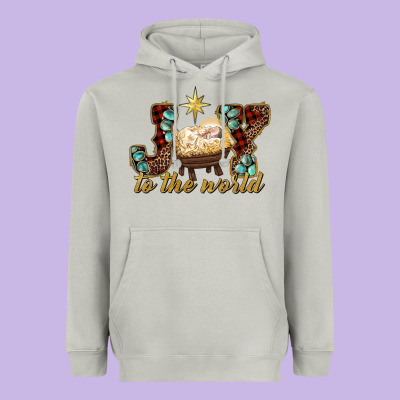 Joy To The World Heavyweight Hoodie Designed By Ranaportraitstore