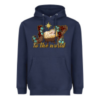 Navy joy to the world Heavyweight Hoodie - RanaPortraitStore