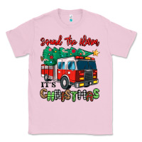 Bubblegum Pink sound the alarm its christmas fire truck Classic Tee - MaliasSmallBusiness