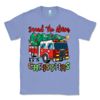 Colony Blue sound the alarm its christmas fire truck Classic Tee - MaliasSmallBusiness