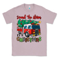 Lilac sound the alarm its christmas fire truck Classic Tee - MaliasSmallBusiness