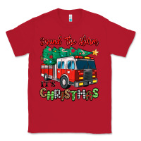 Red sound the alarm its christmas fire truck Classic Tee - MaliasSmallBusiness