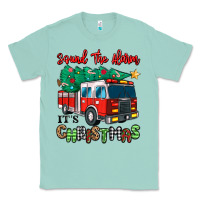 Seafoam sound the alarm its christmas fire truck Classic Tee - MaliasSmallBusiness