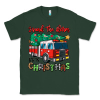 Sports Green sound the alarm its christmas fire truck Classic Tee - MaliasSmallBusiness