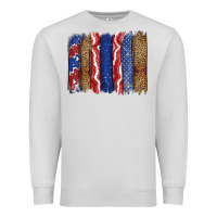 Dove Grey 4th of July brushstroke Premium Sweatshirt - CowGirlArtShop