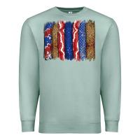 Seafoam 4th of July brushstroke Premium Sweatshirt - CowGirlArtShop