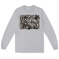Moon Dust zebra pattern background Long Sleeve Tee - BarkalooDesign