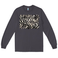 Smoke zebra pattern background Long Sleeve Tee - BarkalooDesign