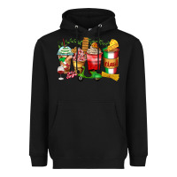 Black italy coffee cups Heavyweight Hoodie - Zillion Design Studio