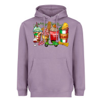 Lavender italy coffee cups Heavyweight Hoodie - Zillion Design Studio