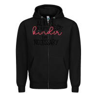 Black always Zipper Hoodie - Unal Design
