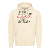 Sandshell always Zipper Hoodie - Unal Design