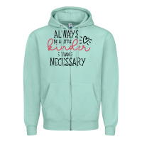 Seafoam always Zipper Hoodie - Unal Design