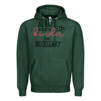 Sports Green always Zipper Hoodie - Unal Design