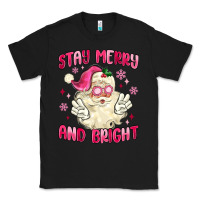 Black stay merry and bright Classic Tee - MaliasSmallBusiness