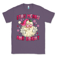 Lavender stay merry and bright Classic Tee - MaliasSmallBusiness