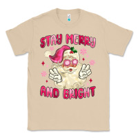 Mushroom stay merry and bright Classic Tee - MaliasSmallBusiness