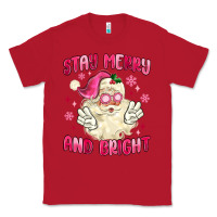 Red stay merry and bright Classic Tee - MaliasSmallBusiness