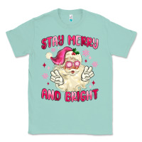 Seafoam stay merry and bright Classic Tee - MaliasSmallBusiness