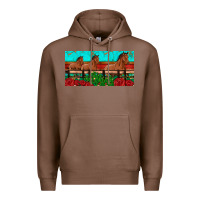 Chestnut horses roses ann cactuses license plate Premium Hoodie - Artiststas