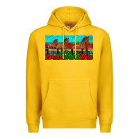 Lemon horses roses ann cactuses license plate Premium Hoodie - Artiststas