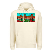 Horses Roses Ann Cactuses License Plate Premium Hoodie | Teevron