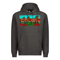 Smoke horses roses ann cactuses license plate Premium Hoodie - Artiststas