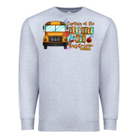 Heather Grey captain of struggle bus busdriver Premium Sweatshirt - CowhideDigitalArt