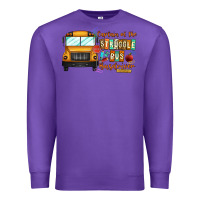 Purple captain of struggle bus busdriver Premium Sweatshirt - CowhideDigitalArt