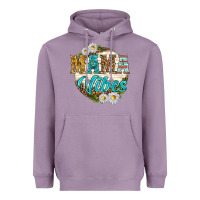 Lavender mama vibes with daisies Heavyweight Hoodie - texasbilliewilder
