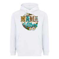 White mama vibes with daisies Heavyweight Hoodie - texasbilliewilder