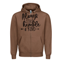 Chestnut kind Zipper Hoodie - Unal Design