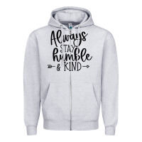 Heather Grey kind Zipper Hoodie - Unal Design