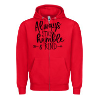 Red kind Zipper Hoodie - Unal Design