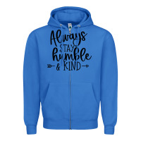 True Royal kind Zipper Hoodie - Unal Design