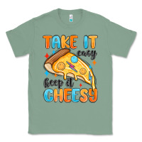 Sage take it easy keep it cheesy Classic Tee - MaliasSmallBusiness