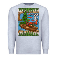 Heather Grey lake squad air freshener Premium Sweatshirt - HRA Design Shop