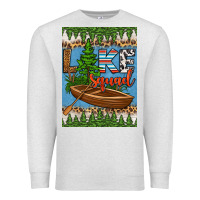 Oatmeal Heather lake squad air freshener Premium Sweatshirt - HRA Design Shop