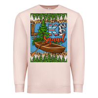 Pale Pink lake squad air freshener Premium Sweatshirt - HRA Design Shop