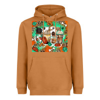 Meerkat dog coffee cups Heavyweight Hoodie - Zillion Design Studio