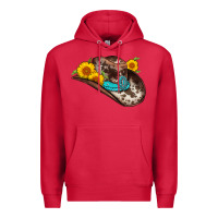 Cardinal cowboy hat Premium Hoodie - AdoDesignShop