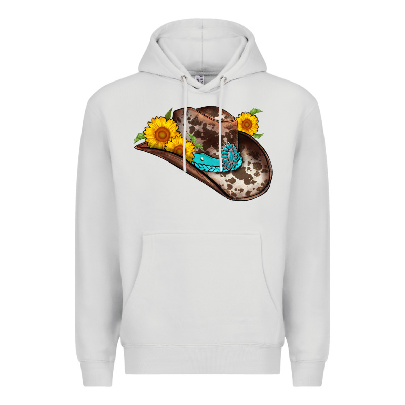 Cowboy Hat Premium Hoodie by AdoDesignShop | Teevron