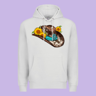 Cowboy Hat Premium Hoodie Designed By Adodesignshop