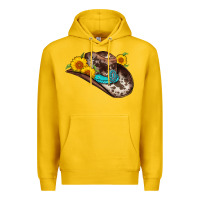 Lemon cowboy hat Premium Hoodie - AdoDesignShop