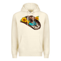 Sandshell cowboy hat Premium Hoodie - AdoDesignShop
